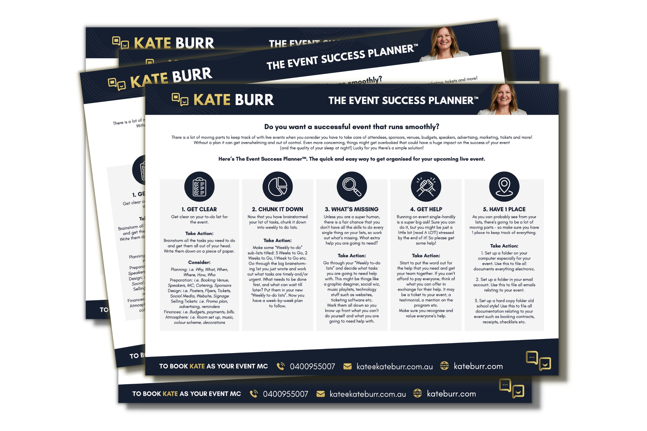 The Event Success Planner - Kate Burr